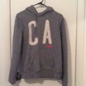 Hoodie grey Hollister